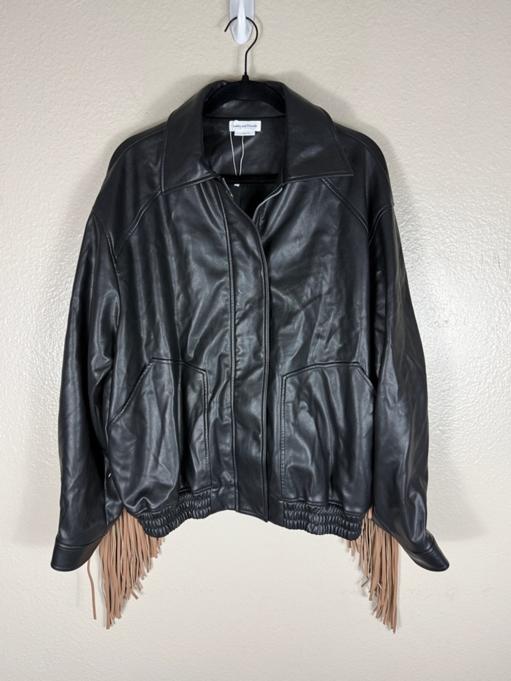 Lovers and Friends Sanna Faux Leather Jacket in Black - Picture 2 of 7